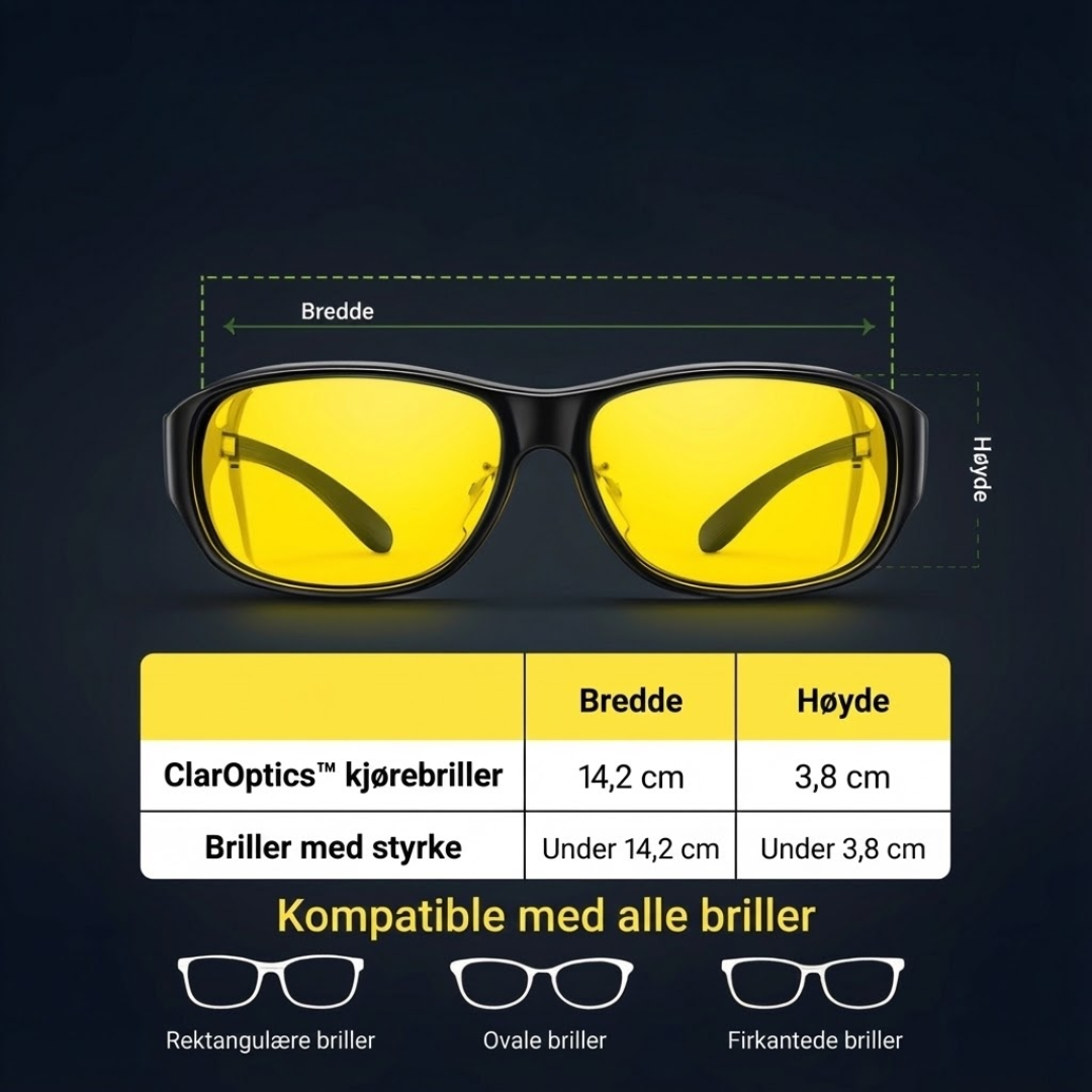 ClarOptics™ - Kjørebriller