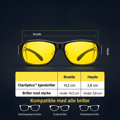 ClarOptics™ - Kjørebriller